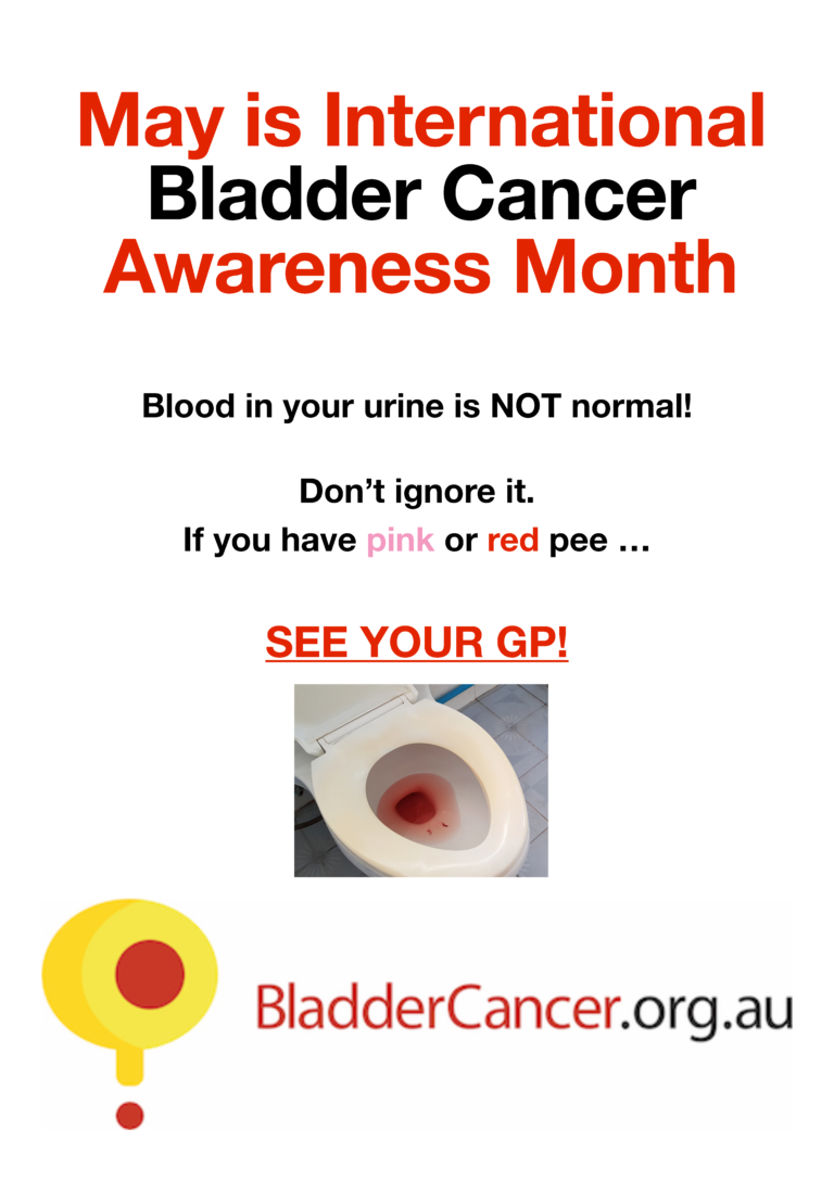 May is Bladder Cancer Awareness Month Poster