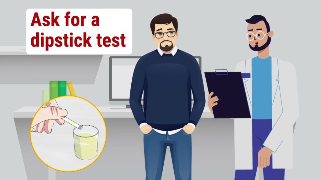 Ask for a dipstick test